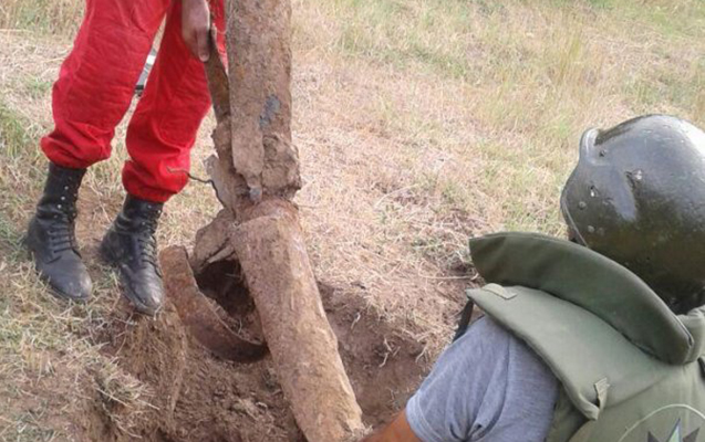 Ağstafada partlamış raket hissələri tapıldı