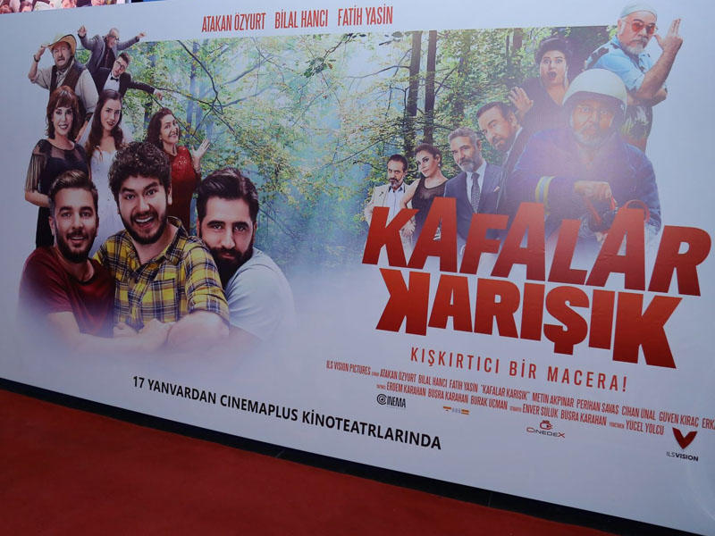 “CinemaPlus” da “Kafalar karışıq” filminin nümayişi keçirilib-FOTOLAR