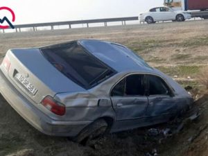 “BMW” piyadanı vurub aşdı, 3-ü bacı olmaqla 4 nəfər yaralandı – Fotolar