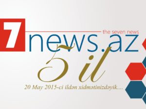 Bu gün 7NEWS.az saytının 5 yaşı tamam olur