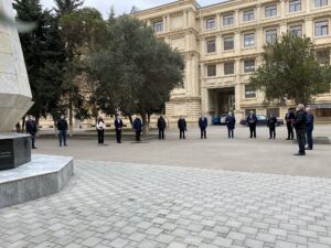 Azərbaycan Texniki Universiteti şəhid olanların xatirəsini bir dəqiqəlik sükutla yad etdi – FOTOLAR