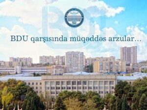 BDU qarşısında müqəddəs arzular…