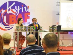 Nizami Gəncəvi yaradıcılığı Kiyev Beynəlxalq Kitab Festivalında