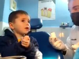 Uşaqla videosu yayılan stomatoloq: “Hamı soruşur ki, dişi çəkdiniz, …?” – VİDEO