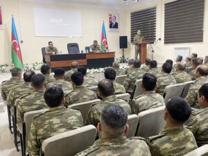 Laçında yerləşən hərbi hissələrin döyüş hazırlığı yoxlanıldı – FOTO