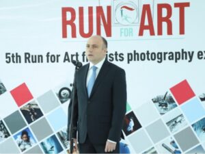 “Run for Art” beynəlxalq foto müsabiqəsinin finalçılarının sərgisinin açılışı olub
