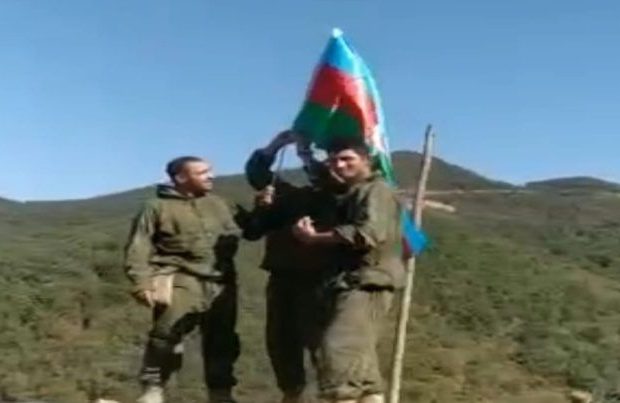 Daha bir strateji yüksəklikdə Azərbaycan bayrağı dalğalanır – VİDEO