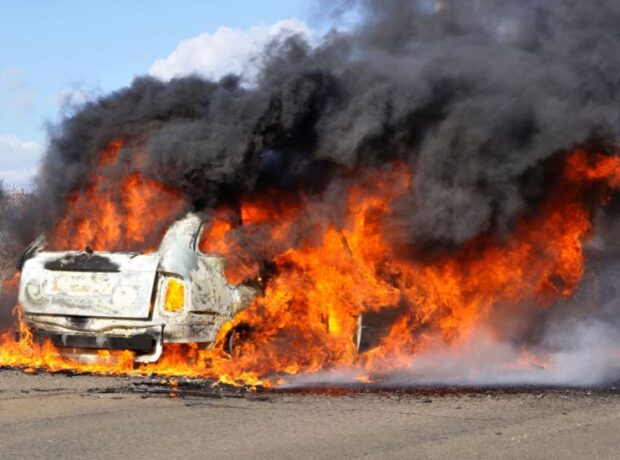 Qaradağda yanacaqdaşıyan avtomobil yanıb, 1 nəfər ölüb – VİDEO