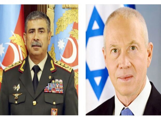 Azərbaycan və İsrail müdafiə nazirləri telefonla danışdı
