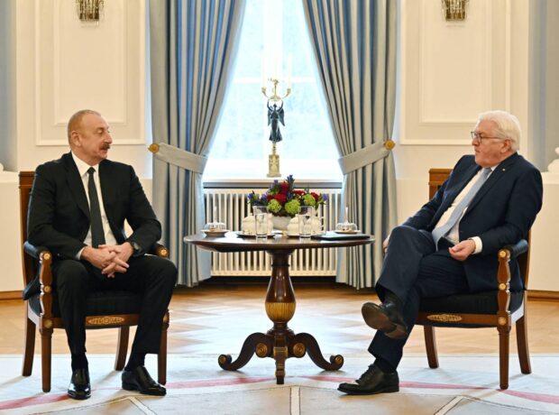 İlham Əliyev Almaniya Prezidenti ilə görüşdü
