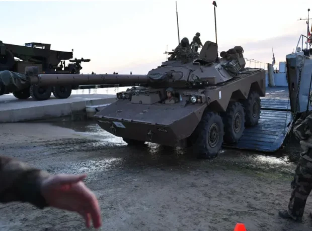 Fransanın AMX-10 RC zirehli maşınları Ukraynadadır