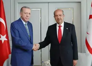 Prezident Ərdoğan KKTC prezidenti Ersin Tatar ilə görüşüb