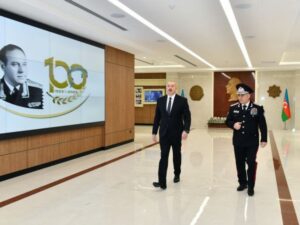 Prezident İlham Əliyev DTX-nin yeni inzibati binalarının açılışında iştirak etdi