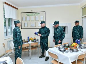 Əsaslı təmir olunan “Alıkeyxanlı” sərhəd zastavası xidməti istifadəyə verilib – FOTOLAR