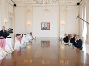 Prezident Səudiyyə Ərəbistanının energetika nazirini qəbul etdi