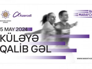 Heydər Əliyev Fondunun təşəbbüsü ilə təşkil olunan “Bakı marafonu 2024” start götürüb