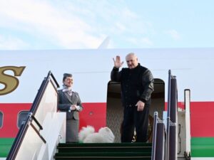 Belarus Prezidenti Aleksandr Lukaşenkonun Azərbaycana dövlət səfəri başa çatıb