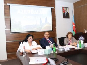 Fatma Yıldırım “Birinci Beynəlxalq Balkanşünaslıq Tədqiqatları” konfransının “Azərbaycanın yaşıl dünya gündəliyi və Balkanlar” adlanan 1-ci panelində iştirak etdi