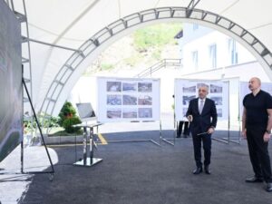 Prezident İlham Əliyev Şuşa sutəmizləyici qurğular kompleksinin açılışında iştirak edib – FOTO – YENİLƏNDİ