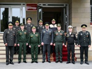 Rusiya nümayəndə heyəti Müdafiə Nazirliyinin Hərbi Polis İdarəsini ziyarət edib – FOTO