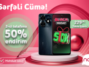 “Nar”dan “Sərfəli cümə” təklifi – 50% endirimlə smartfon əldə et!