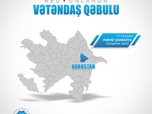 Energetika naziri Qobustanda vətəndaşları qəbul edəcək