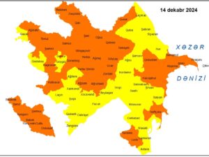 Küləkli hava şəraiti ilə bağlı sarı və narıncı xəbərdarlıq verilib